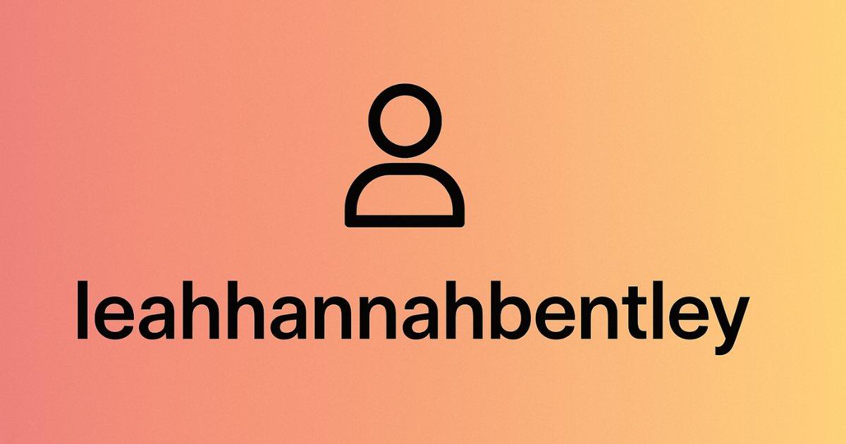 LeahHannahBentley